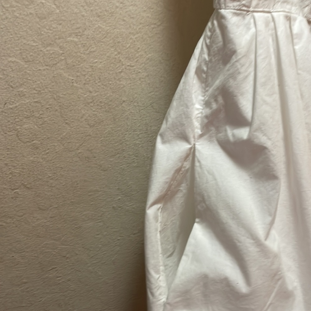 Free People Lilah White Pleated Midi Tube Dress Size Large - Picture 14 of 15